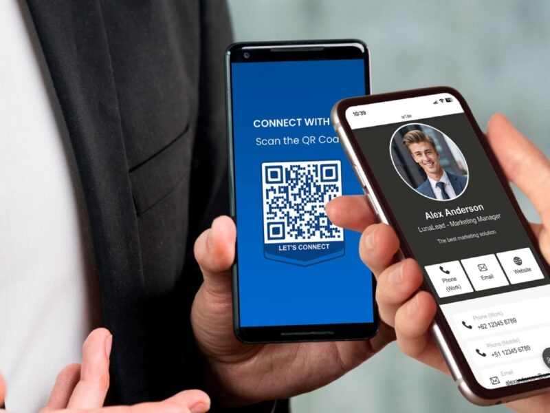 Person scanning business handheld device and card reader